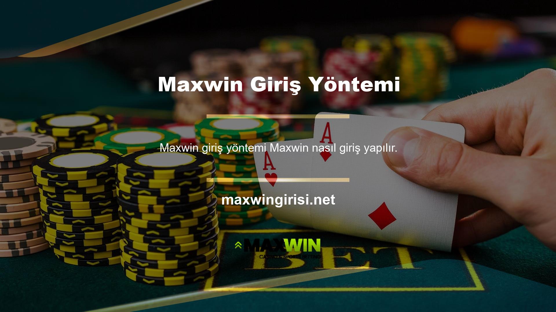 Temel üye olarak kaydolduktan sonra mevcut adresinizden Maxwin giriş yapabilirsiniz